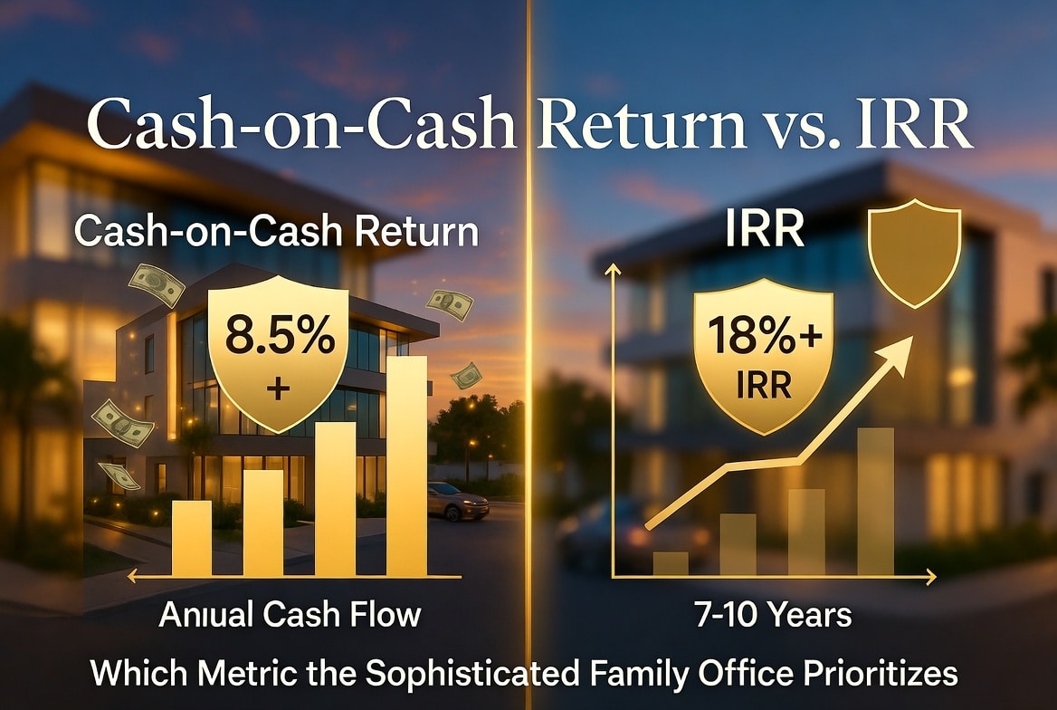 Cash-on-Cash Return vs. IRR: Which Metric the Sophisticated Family Office Prioritizes