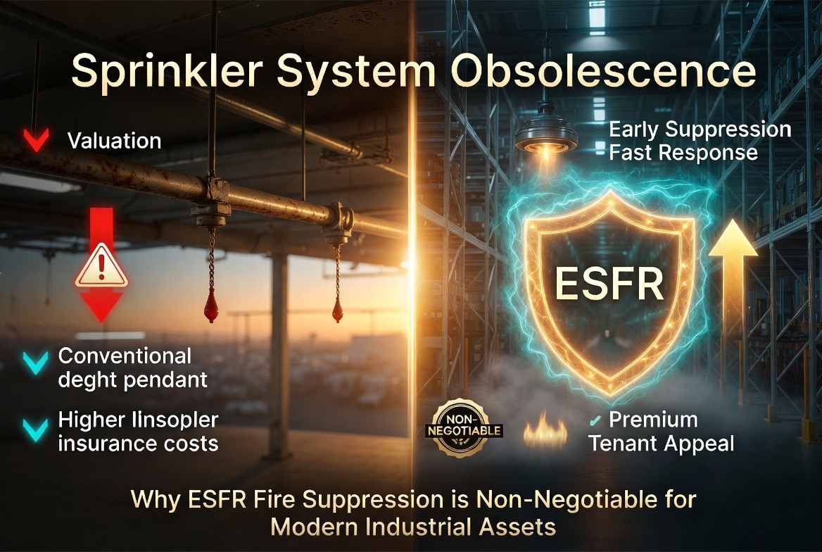 Sprinkler System Obsolescence: Why ESFR Fire Suppression is Non-Negotiable for Modern Industrial Assets