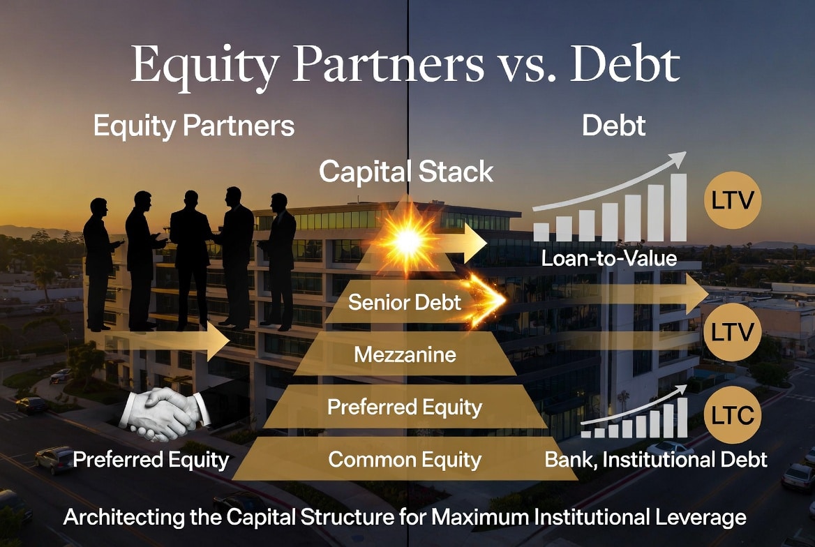 Equity Partners vs. Debt: Architecting the Capital Structure for Maximum Institutional Leverage