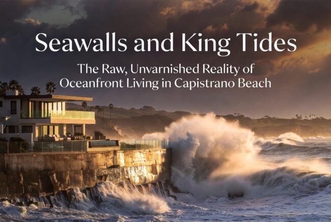 Seawalls and King Tides: The Raw, Unvarnished Reality of Oceanfront Living in Capistrano Beach