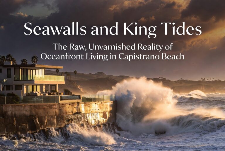 Seawalls and King Tides: The Raw, Unvarnished Reality of Oceanfront Living in Capistrano Beach