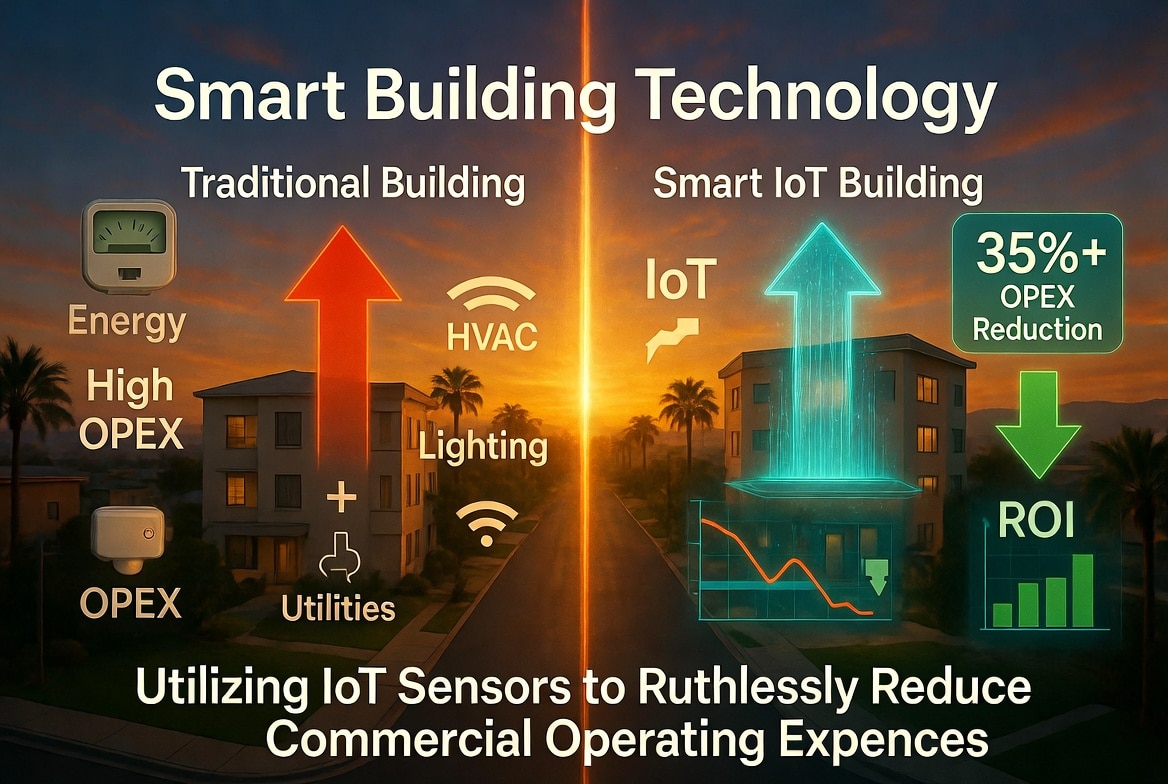Smart Building Technology: Utilizing IoT Sensors to Ruthlessly Reduce Commercial Operating Expenses