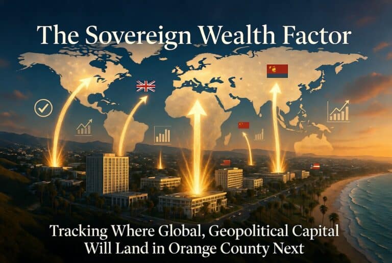 The Sovereign Wealth Factor: Tracking Where Global, Geopolitical Capital Will Land in Orange County Next