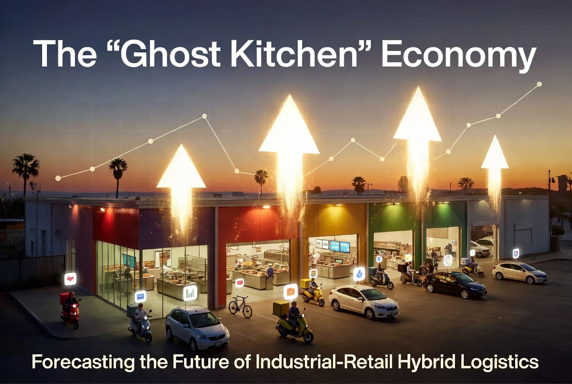 The “Ghost Kitchen” Economy: Forecasting the Future of Industrial-Retail Hybrid Logistics
