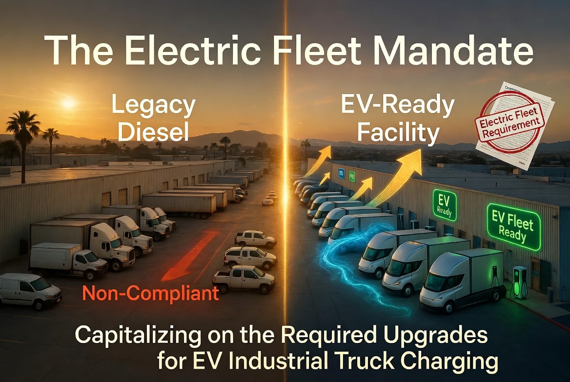 The Electric Fleet Mandate: Capitalizing on the Required Upgrades for EV Industrial Truck Charging