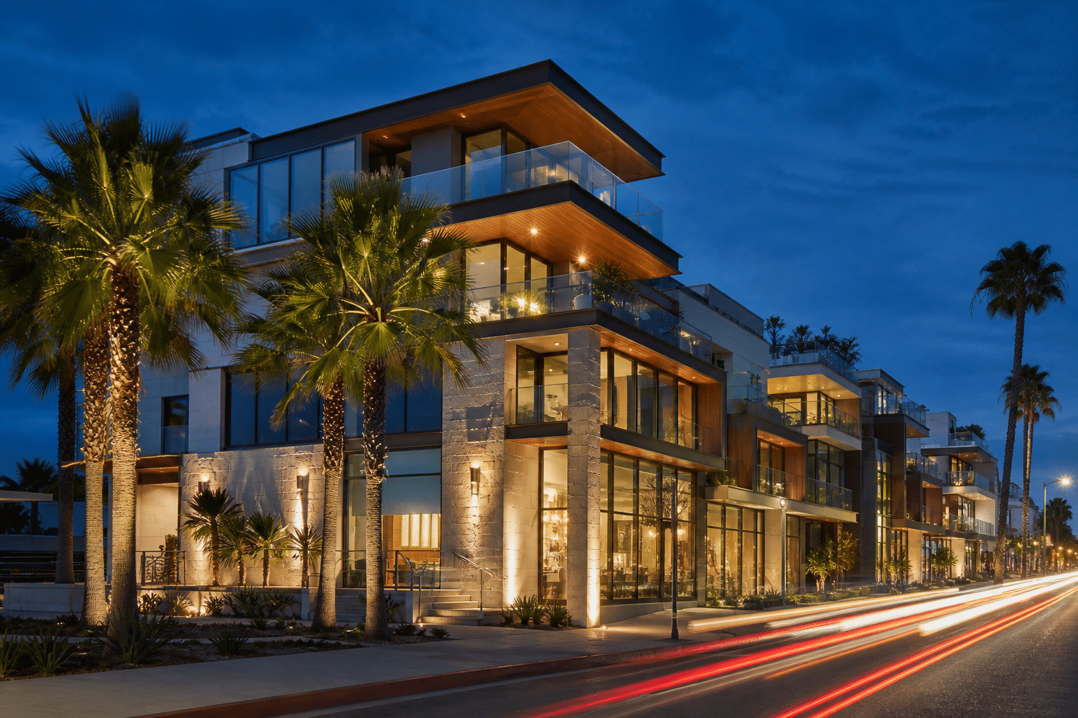 Pacific City and Pacific Coast Highway condo lifestyle corridor in Huntington Beach